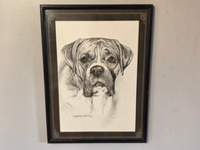 Framed Art Print Dog Picture by Pollyanna Pickering Wall Hanging Wall Art Print