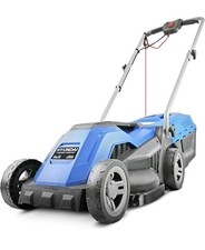 Hyundai Electric Corded Lawnmower 33cm 1200W 230V Roller Mulching HYM3300E