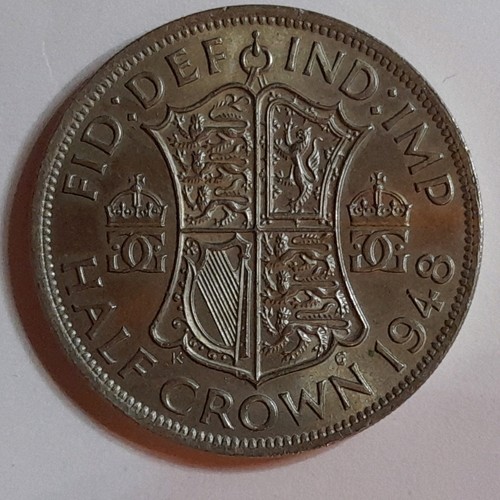 1948 half crown - half-crown,