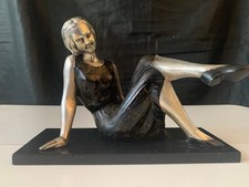 art deco lady figurine