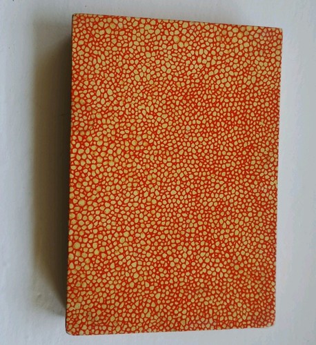 Vintage red faux - red, shagreen