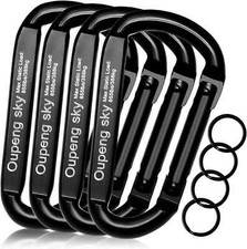 Carabiner Clip, 4 Pack