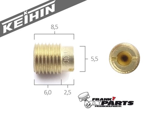 Pilot air jet size - , keihin