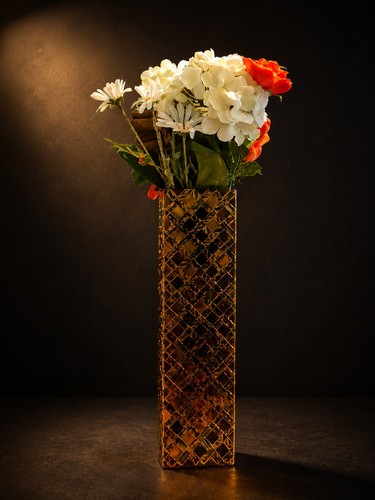 Large smoked glass geometric - large,