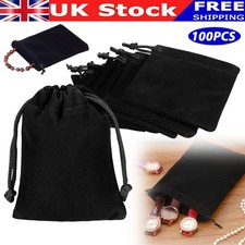 100PCS Soft Velvet Drawstring