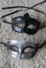 Fifty Shades Of Grey FSOG Masquerade Masks Set Of 2 Halloween / Fancy Dress