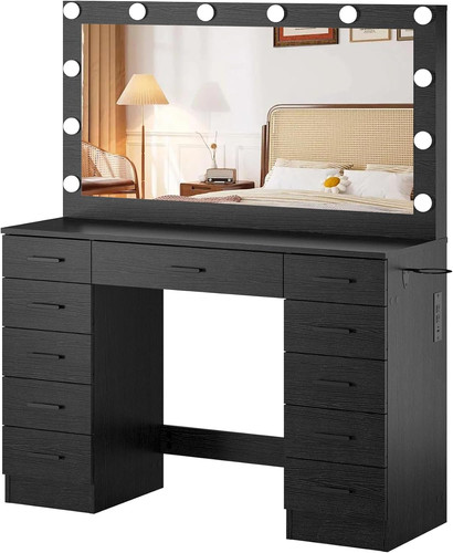 Dressing table with stool - table,