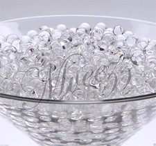 CLEAR WATER BEADS AQUA EXPANDING  GEL BALL BEADS WEDDING VASE FILLER CENTERPIECE