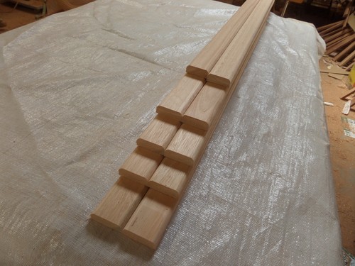 Hardwood garden bench - hardwood, slats
