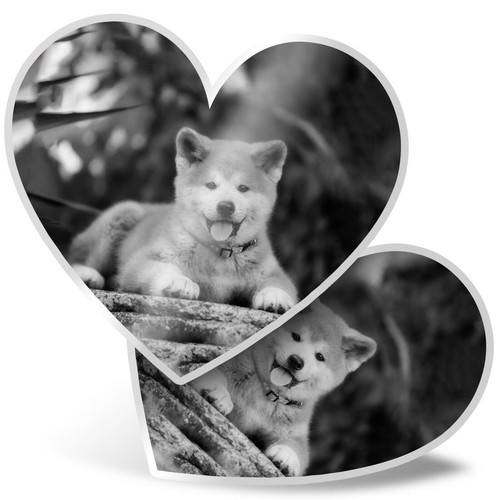 Heart stickers bw - 2, cm