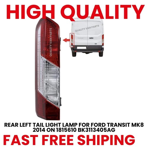 Rear left tail light lamp - left, for