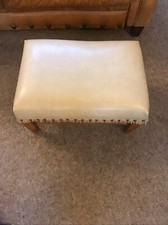 Vintage solid Oak Leatherette