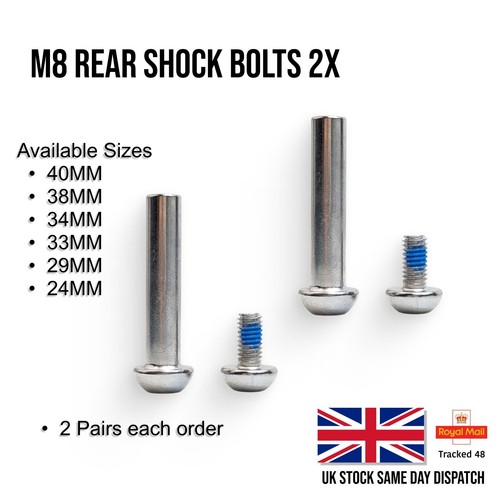 Rear suspension shock pivot - m8,