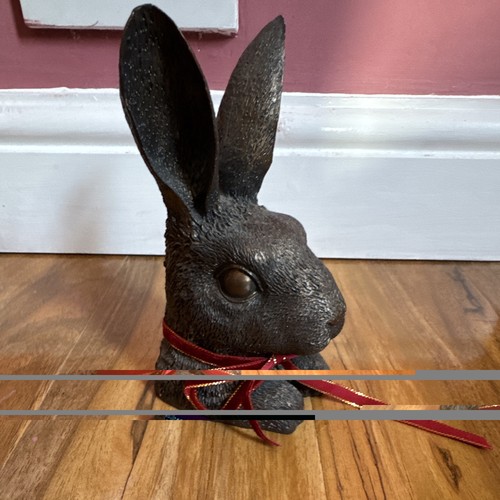 Rabbit figurine brown - figurine, with
