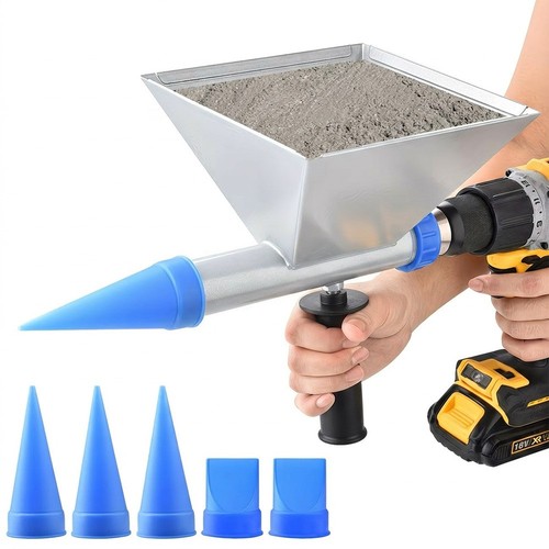 Electric cement grouting gun - electric,