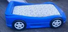 Little Tikes Blue Race Car Bed