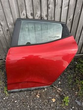 Renault Clio Mk5 19-25 N/S Passenger Left Rear Door Complete Red Flame TENNP