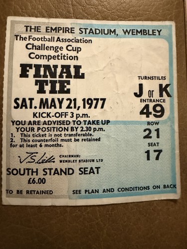 Original 1977 cup final - original, fa