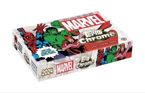 2024 topps marvel chrome - chrome, hobby