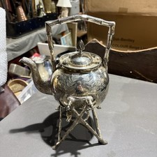 Vintage Spirit Kettle Samovar On Stand Sheffield England