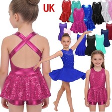 UK Kids Girls Shiny Ballet