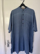 Fabindia Blue Kurta Shirt Size