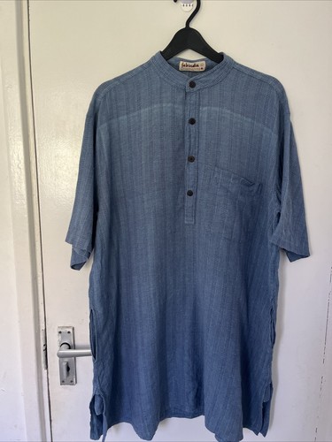 Fabindia blue kurta shirt - blue,