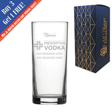 Engraved Vodka Glass