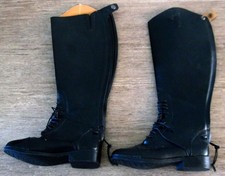 Saxon Tall Field Boots - Black