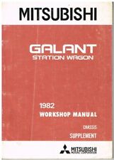 MITSUBISHI GALANT Mk4 A160 ESTATE '82 FACTORY CHASSIS WORKSHOP MANUAL SUPPLEMENT