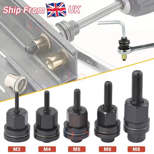 5pcs hand rivet nut - gun, nuts
