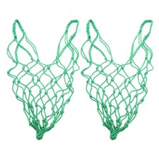 2 Pcs Slow Hay Feeder Horse Bag Bags Chicken Feeding Net
