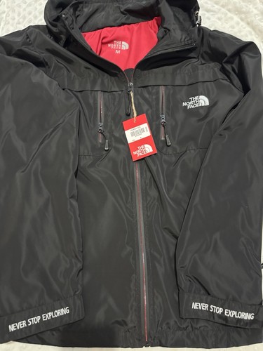 Black north face jacket size - black,