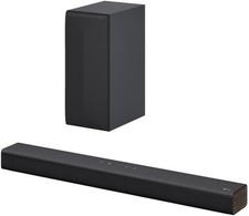 LG S40Q SOUNDBAR HOME CINEMA 2.1 300W WIRELESS SUBWOOFER OPTICAL HDMI ARC USB *