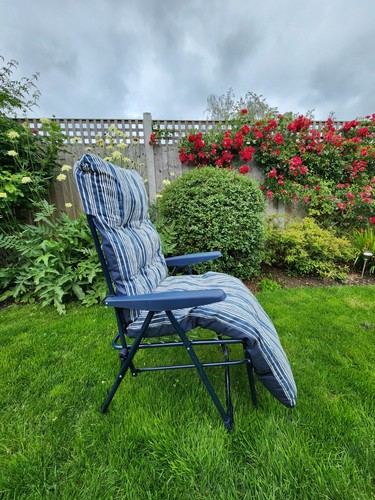 Garden chair padded folding - garden,