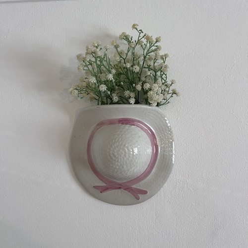 Vintage ceramic straw - straw, bonnet