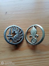 Two French Foreign Legion Badges