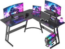 L Shaped Gaming Desk with