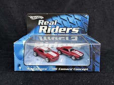 Hot wheels Chevrolet Chevy Camaro real Riders Set 1:64