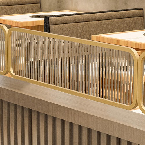 Striped glass restaurant - striped,