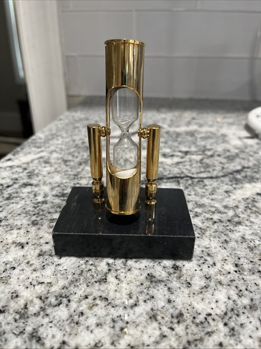 Vintage brass plated - plated, timer