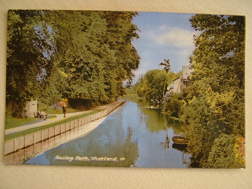Postcard haling path - -,