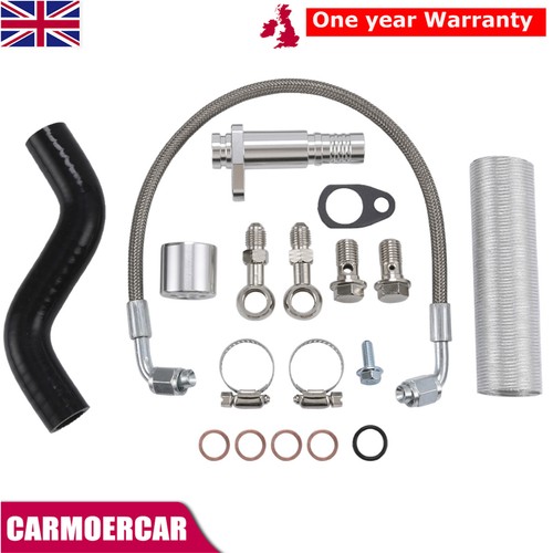 Turbo oil feed - turbo, drain