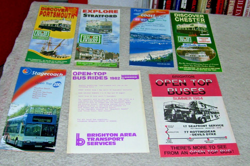 Seven open top bus services - open,