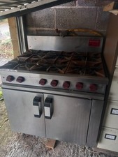 Norwood Vulcan Masterchef 6 burner commercial cooker with oven