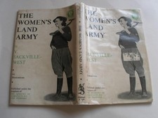 WOMENS LAND ARMY By V Sackville-West 1st edition 1944 Dust wrapper B/w photos