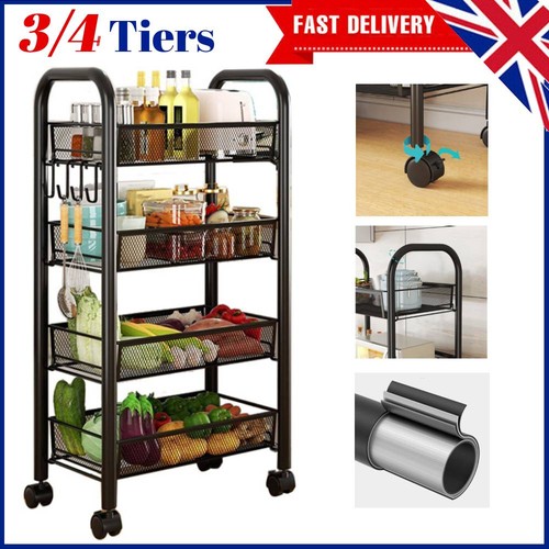 Tier rolling cart mobile - 3-tier,