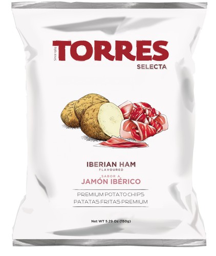 Torres iberian ham crisps 150g - torres,