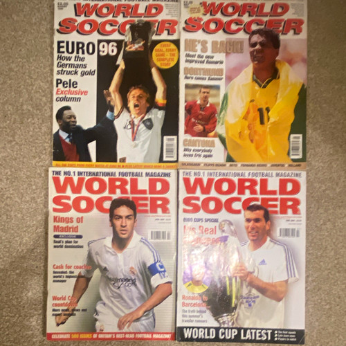 World soccer magazine lot 4 - magazine, of