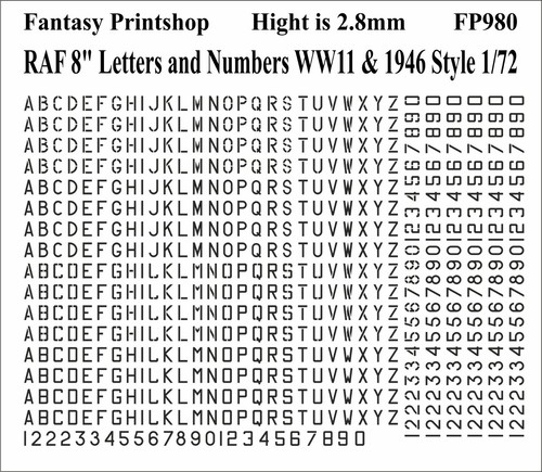 Raf serial numbers and letters - raf,